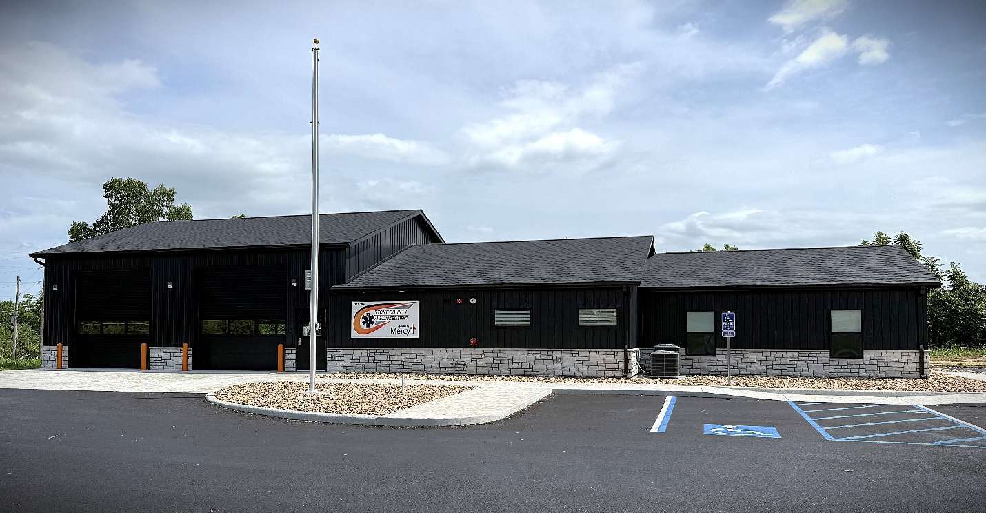 Stone County Ambulance District Station 4 in Crane, Missouri, located on State Highway 413, will house a full paramedic ambulance crew 24 hours a day.