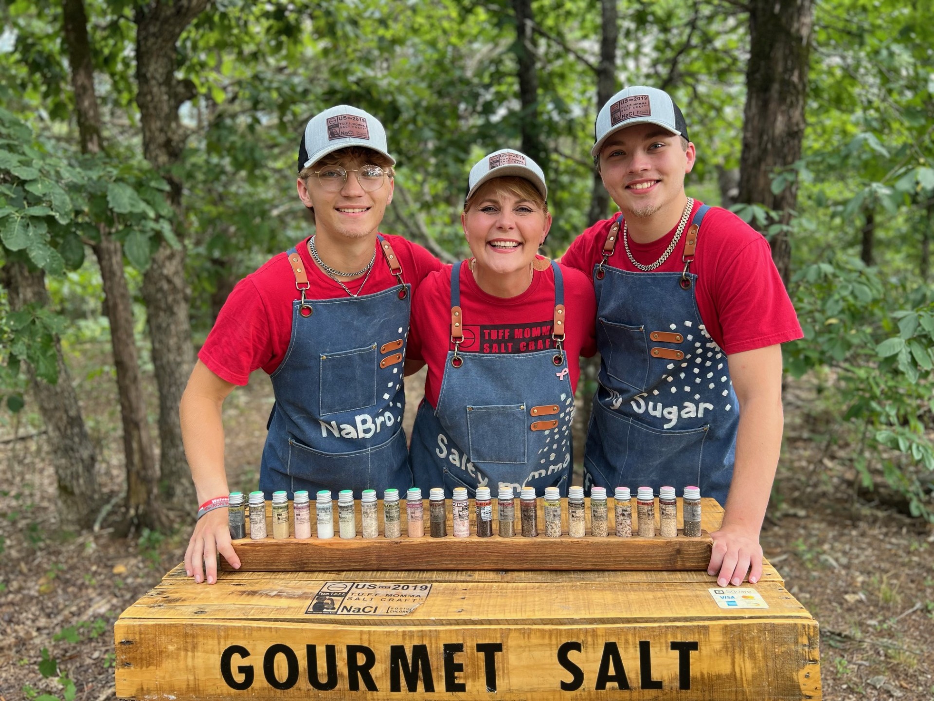 Vashon Borich-Leach pictured with her two sons, (left to right) Jack Borich & Ty Borich